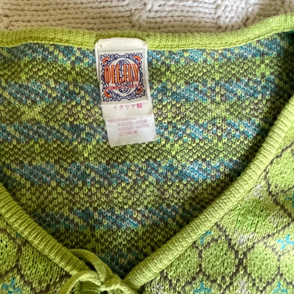 Colorful Patterned Women's Sweater - Picture 2 of 5